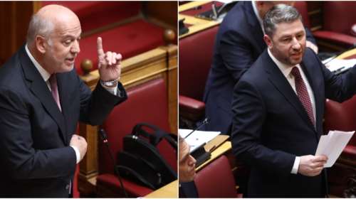 Σκληρή κόντρα Φλωρίδη-Ανδρουλάκη: &quot;Θα κυβερνήσετε τα θρύψαλα του ΣΥΡΙΖΑ και του ΠΑΣΟΚ;&quot; - &quot;Γενιτσαρικά τάγματα στη Βουλή&quot;