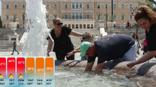 Εφιαλτικό γράφημα από τον Αρναούτογλου: Τα 44άρια που θα κάνουν &quot;καμίνι&quot; τη χώρα - Ο υδράργυρος έως τις 30 Ιουλίου