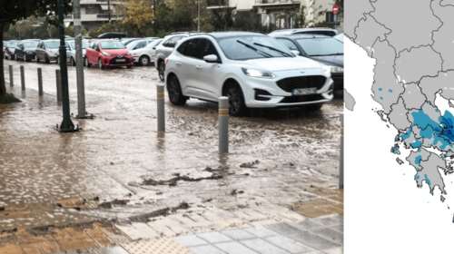 Η κακοκαιρία Alexandros χτυπά την Αττική: Σε ποιες άλλες περιοχές θα ανοίξουν οι ουρανοί - Δείτε τον χάρτη