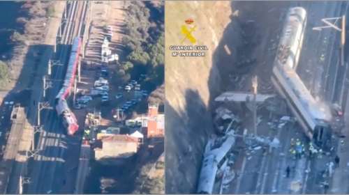 Τραγωδία στην Ισπανία: Βίντεο από drone αποκαλύπτει το εφιαλτικό σιδηροδρομικό δυστύχημα με τους 39 νεκρούς