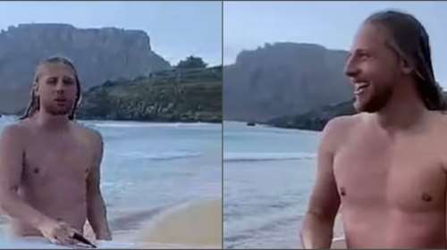 Τραγωδία στη Ρόδο: Οι τελευταίες ανέμελες στιγμές του 26χρονου λίγο πριν σκοτωθεί από κεραυνό ενώ έκανε SUP [Βίντεο]