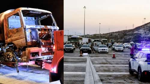 Βυτιοφόρο: Η απάντηση των Αρχών, γιατί δεν έκλεισε νωρίτερα η Εθνική και εγκλωβίστηκαν τα ΙΧ - &quot;Δεν ξέραμε το φορτίο&quot;