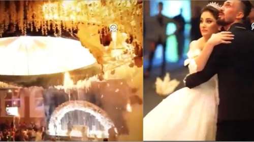 Ματωμένος γάμος με 107 νεκρούς στο Ιράκ: Η στιγμή που φουντώνει η οροφή και αρχίζει να &quot;βρέχει&quot; φωτιά [βίντεο]