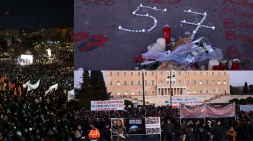 Μεγαλειώδεις συγκεντρώσεις ξανά για τα Τέμπη- Πλημμύρισε όλη η Ελλάδα από κόσμο που ζητάει δικαιοσύνη για τους 57 κι όχι συγκάλυψη