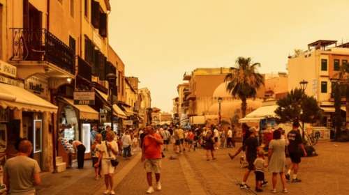 Η Κρήτη βάφτηκε στα χρώματα της σέπιας: Αφρικανική σκόνη κάλυψε τα πάντα - Οδηγίες των αρχών