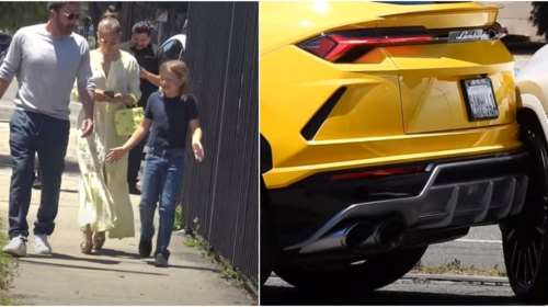 Ο 10χρονος γιος του Μπεν Άφλεκ τράκαρε την κίτρινη Λαμποργκίνι - Η Λόπεζ καθόταν στο πίσω κάθισμα [βίντεο]