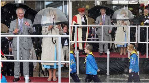 Έξαλλος ο Κάρολος: Η στιγμή που ο Βασιλιάς διατάζει φρουρό να βοηθήσει την Καμίλα να βάλει το παλτό της