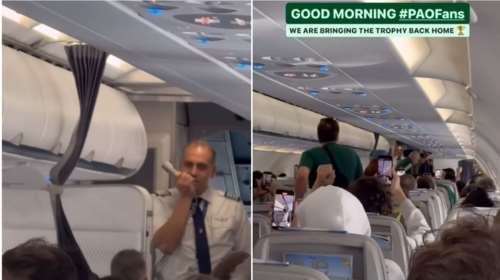 Παναθηναϊκός:&quot;Βουντού Βουντού&quot; στο αεροπλάνο της επιστροφής πριν την απογείωση