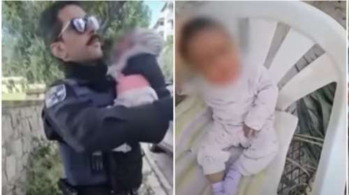 Ο αστυνομικός που έσωσε το μωρό στον Αλιμο: Το πήρα αγκαλιά να το ηρεμήσω - Ήταν μπλε από το κλάμα [βίντεο]