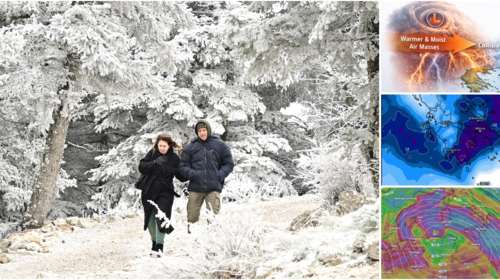 Καιρός: Τι είναι το Aegean Effect που φέρνει τσουχτερό κρύο - Επικίνδυνα φαινόμενα με χιονοκαταιγίδες