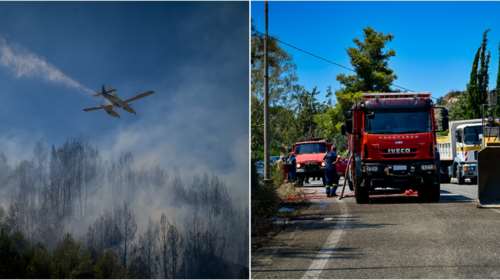 Καλύτερη εικόνα στα μέτωπα της φωτιάς στην Ηλεία: 65χρονος προσήχθη για εμπρησμό