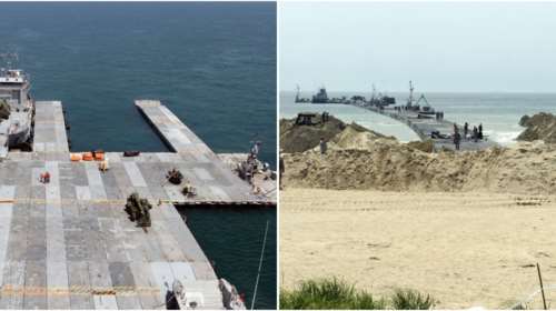 Γάζα: Πλωτή πλατφόρμα κατασκευάζουν οι ΗΠΑ για την παροχή ανθρωπιστικής βοήθειας στους Παλαιστινίους [εικόνες, βίντεο]