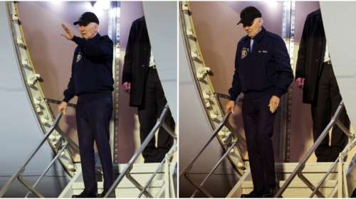 Βίντεο με τον Μπάιντεν να κατεβαίνει με δυσκολία από το αεροπλάνο - Θετικός στον κορονοϊό [εικόνες - βίντεο]