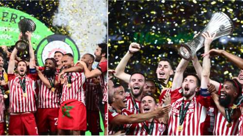 Conference League: Στο πάνθεον της Ευρώπης ο Ολυμπιακός - Κέρδισε με 1-0 τη Φιορεντίνα στον τελικό [εικόνες - βίντεο]