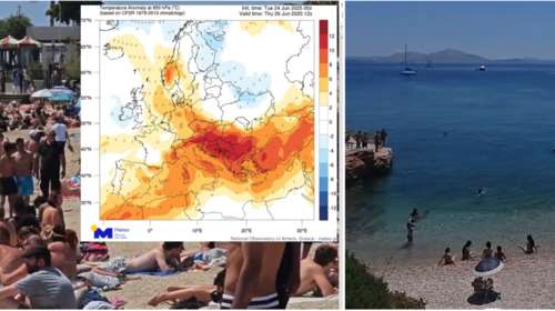 Το πρώτο &quot;ψήσιμο&quot; του καλοκαιριού: 40άρια και στην Αθήνα - Πέμπτη και Παρασκευή οι πιο &quot;καυτές&quot; ημέρες του καύσωνα