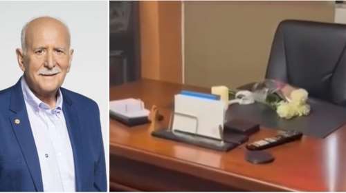 Λουλούδια και κεριά στο γραφείο του Γιώργου Παπαδάκη στον ΑΝΤ1 - Το συγκινητικό αντίο στον θρυλικό παρουσιαστή