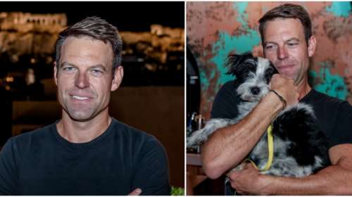 Η συνάντηση Kασσελάκη με δημοσιογράφους, η θέα στην Ακρόπολη και το σκυλάκι [εικόνες]