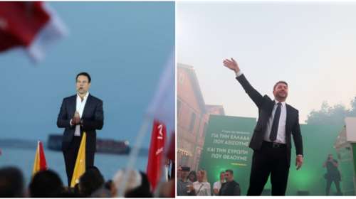 Κασσελάκης ή Ανδρουλάκης;- Ποιος είχε τη μεγαλύτερη συγκέντρωση στη Θεσσαλονίκη [εικόνες]