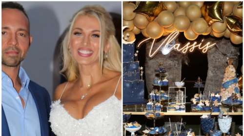 Ολοι οι λαμπεροί καλεσμένοι στη βάφτιση του γιου της Σπυροπούλου - Τα δύο εντυπωσιακά look που επέλεξε