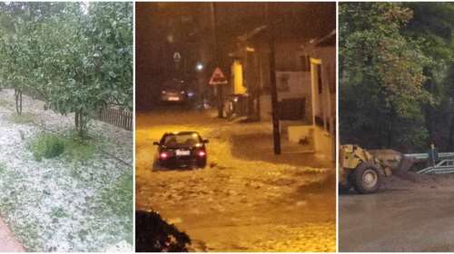Ζημιές από την κακοκαιρία Elias: Ποτάμια οι δρόμοι στα Τρίκαλα, χαλάζι στην Αχαΐα, εκκενώσεις στον Παλαμά Καρδίτσας