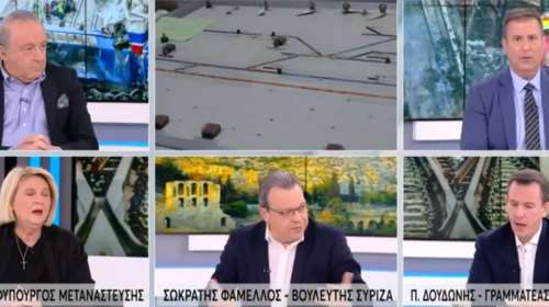 Άγριος καβγάς Βούλτεψη - Στάθη για τα Τέμπη: &quot;Σε λίγο θα φτάσουμε στον... Τρικούπη&quot; - &quot;Θα απαντήσω αυτό που θέλω εγώ&quot;