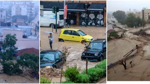 Κακοκαιρία Daniel: Εικόνες βιβλικής καταστροφής σε Βόλο, Πήλιο, Εύβοια