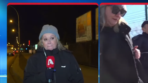 Ηρώ Καριοφύλλη: Η συγκίνηση της δημοσιογράφου και η βοήθεια από ηλικιωμένο Ουκρανό [βίντεο]