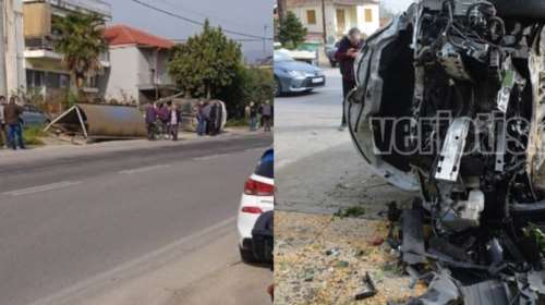 Βέροια: ΙΧ έπεσε σε στάση λεωφορείου- Νεκρή 60χρονη, κατέληξε και η 20χρονη κοπέλα που είχε τραυματιστεί σοβαρά [βίντεο]