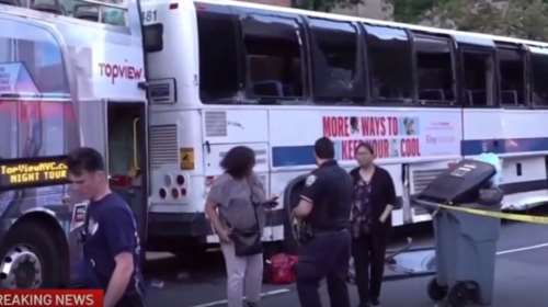 Παραλίγο τραγωδία στις ΗΠΑ: Πάνω από 50 τραυματίες σε σύγκρουση λεωφορείων στο Μανχάταν