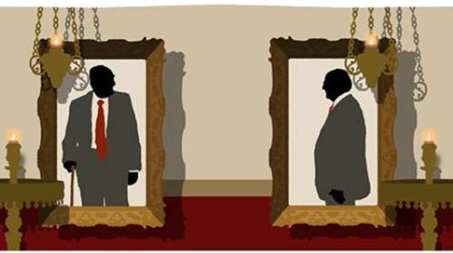 Το απίθανο σκίτσο Χαντζόπουλου για τις υποκλοπές και την &quot;παρέμβαση Καραμανλή&quot;