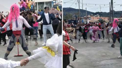 Κέρκυρα: Ρεσιτάλ ομοφοβίας και χυδαιότητας - Έκαναν καρνάβαλο τον Κασσελάκη με κραγιόν και γυναικεία εσώρουχα