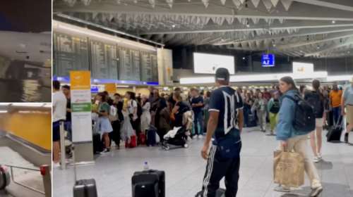&quot;Πνίγηκε&quot; η Γερμανία από τις καταιγίδες: Πλημμύρισε το αεροδρόμιο της Φρανκφούρτης, ματαιώθηκαν 90 πτήσεις [βίντεο]