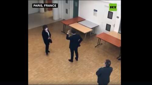 Γαλλία: Σάλος με τον Μακρόν που επιπλήττει εξαντλημένη νοσοκόμα - Νέο διάγγελμα απόψε [Βίντεο]