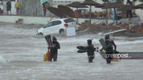 Φονική κακοκαιρία στην Κρήτη: Μητέρα δύο παιδιών η 50χρονη αγνοούμενη - Δύτες και drone συνεχίζουν τις έρευνες [Εικόνες, βίντεο]