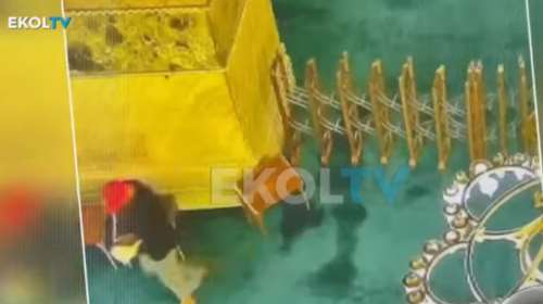 Συναγερμός στην Αγιά Σοφιά μετά από απόπειρα εμπρησμού: Βίντεο ντοκουμέντο με άνδρα να βάζει φωτιά