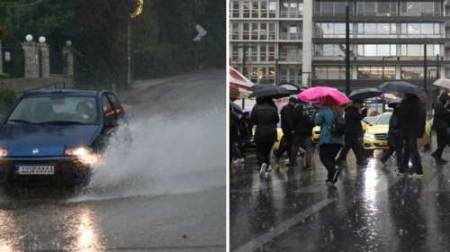 Κακοκαιρία Άριελ: Σφοδρές καταιγίδες και ισχυροί άνεμοι μέχρι την Πέμπτη - Μποτιλιάρισμα στους δρόμους της Αθήνας