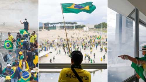 Χαοτικές σκηνές στη Βραζιλία: Υποστηρικτές του Μπολσονάρου εισέβαλαν στο Προεδρικό Mέγαρο και το Κογκρέσο [εικόνες-βίντεο]