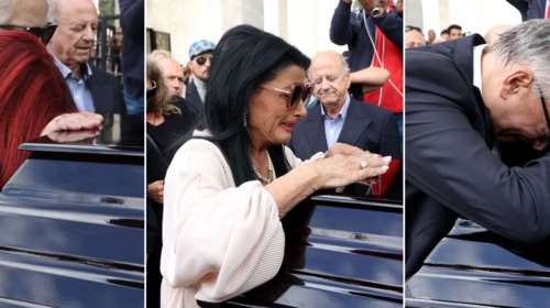 Μάρθα Καραγιάννη: Στη θάλασσα θα σκορπιστούν οι στάχτες της - Σπαρακτικές στιγμές στο τελευταίο αντίο [εικόνες]