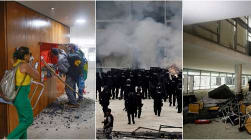 Βραζιλία: Γυαλιά καρφιά με συνταγή Τραμπ τα έκαναν οι μπολσοναριστές - Μαζικές συλλήψεις [εικόνες - βίντεο]