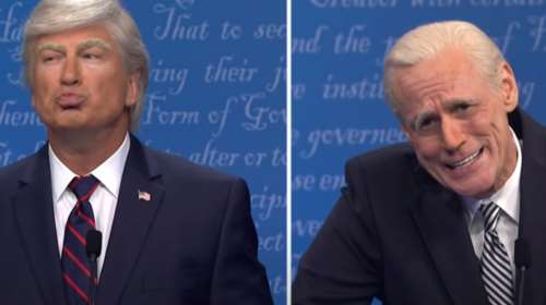 Ντιμπέιτ-παρωδία: Απολαυστικοί οι Μπάλντουιν και Κάρεϊ στο Saturday Night Live [βίντεο]