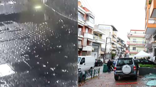 Βίντεο-ντοκουμέντο από την έκρηξη στον Εύοσμο: Ζημιές σε μαγαζιά, ΙΧ και σπίτια από το οστικό κύμα