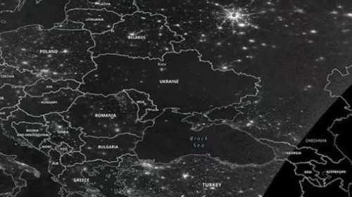 Μαύρη τρύπα στον χάρτη η Ουκρανία μετά τους ρωσικούς βομβαρδισμούς - Αποκαλυπτικές δορυφορικές φωτό της NASA
