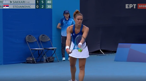 Ολυμπιακοί Αγώνες: Άνετα στους "16" η Μαρία Σάκκαρη - Νίκησε με 2-0 σετ τη Στογιάνοβιτς [βίντεο]