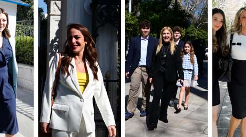 Ορκωμοσία νέας κυβέρνησης: Κομψότητα και ασφαλείς επιλογές στις εμφανίσεις στο Προεδρικό Μέγαρο [εικόνες]