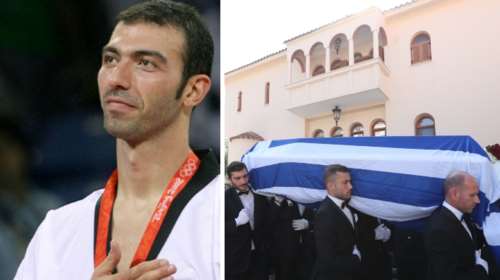 Αλέξανδρος Νικολαΐδης: Παλικάρι μου, αετέ μου, πώς θα το περάσω αυτό - &quot;Σπάνε&quot; καρδιές στην κηδεία του [Εικόνες, βίντεο]