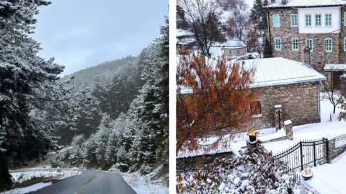 Έπεσαν τα πρώτα χιόνια: Μαγευτικές εικόνες από τα χιονισμένα ορεινά της Δυτικής Μακεδονίας - Στα λευκά πολλές περιοχές