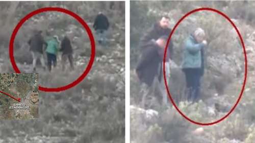 Βασίλης Καλογήρου: Υποβασταζόμενη από τον σύζυγό της έφτασε η μητέρα του στον Τύρναβο - Η στιγμή που αντικρίζει τη σορό του
