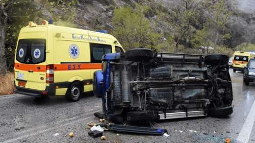 Τροχαίο στο Διδυμότειχο: Μια γυναίκα νεκρή και πέντε τραυματίες, ανάμεσά τους και ένα παιδί