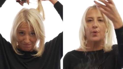 Η Ρένα Δούρου έκοψε τα μαλλιά της για τις γυναίκες στο Ιράν - Με μουσική υπόκρουση Bella Ciao [βίντεο]
