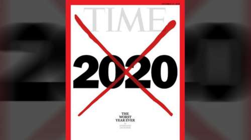 Το &quot;χιουμοριστικό&quot; εξώφυλλο του ΤΙΜΕ: 2020, μια χρονιά που όλοι θέλουν να ξεχάσουν